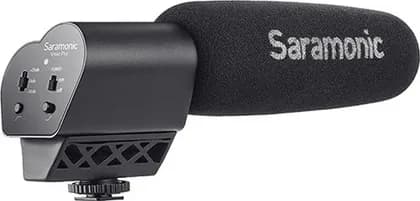 Saramonic VMIC Pro Advanced On-Camera Shotgun Microphone For DSLRs/Mirrorless/Video Cameras/Audio Recorders - Black | AWP-5493