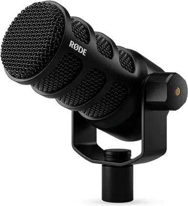 RODE PodMic USB Microphone, High-Quality Dynamic Microphone, Ideal for Podcasting and Streaming, Built-In Pop Filter, Rugged Design, Clear Voice Capture, Easy Plug-and-Play | PodMic USB