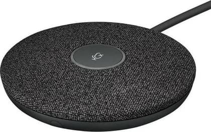 Logitech Rally Mic Pod Boundary Microphone, Elegant Design, Simplified Cabling, 4 Omnidirectional Condenser, 4.5m Pick up Range, For Rally, Rally Bar & Rally Bar Mini, Graphite | 989-000430