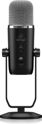 Behringer BIGFOOT USB Studio Condenser Microphone, Cardioid Pickup, Plug-And-Play USB Connectivity, Zero-Latency Headphone Monitoring And Rugged All-Metal Design | BIGFOOT