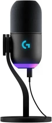 Logitech Yeti GX Dynamic Microphone, 60Hz-18.5kHz Frequency Response, 135dB Max SPL, 78dB Signal to Noise Ratio, Dual Zone RGB w/ LIGHTSYNC Lighting, Supercardioid Polar Pattern, Black | 988-000569