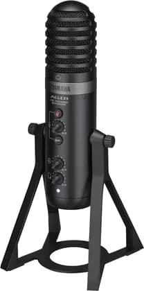 Black Live Streaming Microphone with Mixer/USB Interface