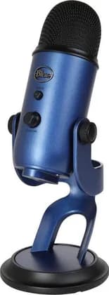 Logitech Blue Yeti USB Microphone, 120 dB Sensitivity, Corded USB, For Podcasting / Streaming / ASMR & More, Broadcast Quality 48 kHz / 16-Bit Audio, Midnight Blue | 988-000232 / 988-000499