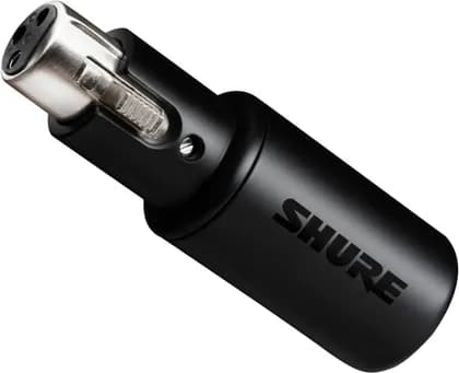 Shure Digital Audio Interface, XLR to USB Adapter, Intelligent DSP, Auto Level Mode & Manual Mode, ShurePlus MOTIV Desktop App, Built-In 3.5mm Headphone Jack, Black | MVX2U