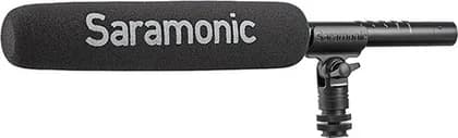 Saramonic SR-TM7 Directional Supercardioid Broadcast XLR Shotgun Condenser Microphone For DSLRs - Black | AWP-4830