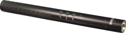 Rode NTG4 Shotgun Microphone Broadcast-Grade Directional Mic with Digital Switching Black