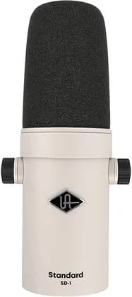 Universal Audio SD-1 Standard Dynamic Microphone, White Dynamic Microphone with Low-Cut and Articulation Switches, Internal Shockmount, and Included Software, White | MIC-UASD-1