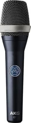 AKG C7 Reference Condenser Vocal Microphone Supercardioid, Open-Space Capsule, 20Hz-20kHz, 150dB Max SPL, Mechano-Pneumatic Shock Mount, Multi-Layer Pop Filter, 24k Gold-Plated Capsule | 3438X00010