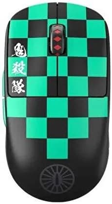 Pulsar X2 V2 Demon Slayer Tanjiro Wireless Size 2 Medium Gaming Mouse Wide Waist / Low Hump, Ultra-light Weight 54g, Symmetrical Shape, Lag free 2.4GHz Wireless technology | PX222TJ