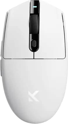 MCHOSE G3 Ultra (Dual 8K) Wireless Gaming Mouse, Up to 26000 DPI, OMRON 100Million, TTC Gold Wheel, Wired 8K + Wireless 8K Polling Rate, PAW 3395, Wired/2.4G/Bluetooth, 500mAh, White | G3-6A