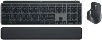 Logitech Master Series MX Keys S Combo, MX Master 3S, MX Keys S & MX Palm Rest, Backlit keyboard, Precision Typing, For Comfort And Stability, 8K DPI Mouse Eng-Arabic | MX Keys S Combo