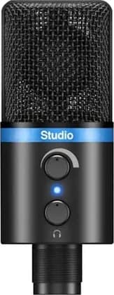 IK Multimedia iRig Mic Studio (Black) - Portable Large-Diaphragm Digital Microphone | IP-IRIG-MICSTDBLA-IN