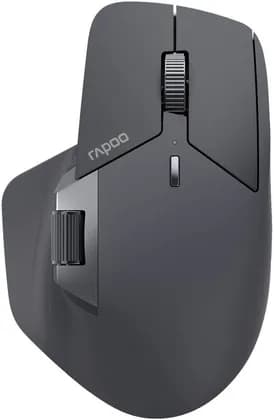 Rapoo MT760L Multi-mode Wireless Optical Mouse, 2.4 GHz, Bluetooth, Dongle, 10 Button Including Side Scroll-Wheel & DPI Switch, Up to 10m Range 4000 Adjustable DPI, Black | 12831