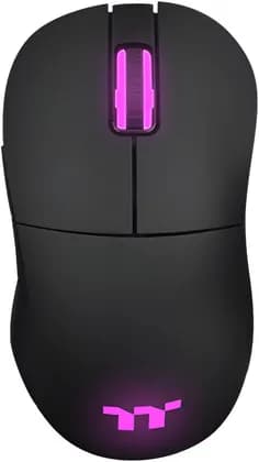 Thermaltake Damysus Wireless RGB Ergonomic Gaming Mouse, Tri-Mode Connectivity, BT/Wired/2.4Ghz, Pixart PMW-3370 Optical Sensor, Up to 19000 DPI, 1.8m Cable Length, Black | GMO-DMS-HYOOBK-01