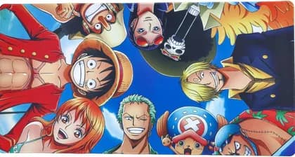 DeskVibe Anime XXXL Mouse Pad 1000x500mmx3mm, One Piece Straw Hat Pirates Design, Ultra-Smooth Surface, Non-Slip Base Large Gaming Desk Mat | Straw Hat Pirates