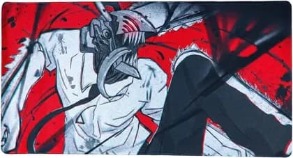 DeskVibe Anime XXXL Mouse Pad 1000x500mmx3mm, Chainsaw Man Denji Design, Ultra-Smooth Surface, Non-Slip Base Large Gaming Desk Mat | Chainsaw Man (Denji)