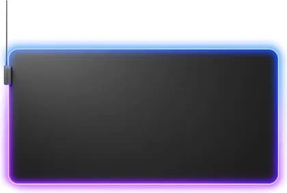 Glorious GMP 2 GLED RGB Gaming Mouse Pad, 2-Zone RGB Lighting, InfiniGlow RGB Edge, Grippy Rubber Base, Precision Cloth Surface, Consistent X/Y Glide, XXL, Black | GLO-MP2-GLED-XXL-B