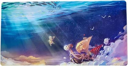 DeskVibe Anime XXXL Mouse Pad 1000x500mmx3mm,One Piece Going Merry Ship Design, Ultra-Smooth Surface, Non-Slip Base Large Gaming Desk Mat | Going Merry - Ship