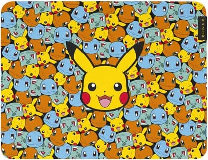 Razer GIGANTUS V2 M Pokemon Kanto Starters Edition, Textured Micro-Weave Cloth Surface, Thick, High-Density Rubber Foam, Anti-Slip Base, Medium, Yellow | RZ02-03333900-R3M1