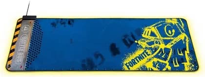 Razer Goliathus Chroma Gaming Mouse Pad with RGB Lighting - Fortnite Edition, Micro-Textured Cloth Surface, Non-Slip Rubber Base, Cable Catch for Cable Mgt, Extended Size, Blue | RZ02-02500800-R3M1