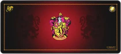Cybeart Gryffindor Rapid Mouse Pad, Exclusive Micro-woven Cloth, Spill Proof Surface, Never Fray Edges with Reinforced Stitching, Esports Grade Never-Slip Base, XXL, Black | GRYFFNDRRPD