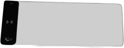 Camel Tech Wireless Charger Mouse Pad, RGB Lights, Touch Button for Lighting Control, Foldable for Easy Storage, High Quality Fabric, Natural Rubber Coated Surface, White | 7340446630106