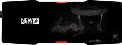1stPlayer Baboon King Mouse Pad, Natural Rubber, Dimension 900x350x4MM, 1.8m Cable Length, Black | BK-39-RGB