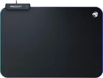 Roccat Sense Aimo RGB Illumination, 350 mm x 250 mm x 3.5 mm, Material Rubber, Gaming Mousepad | ROC-13-370