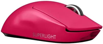 Logitech G Pro X Superlight Wireless Mouse, 2.4 GHz Connectivity, 40G Acceleration, 25600DPI Hero Optical Sensor, Up To 70 Hour Battery Life, 5 Buttons, Windows and Mac Compatible, Pink | 910-005957