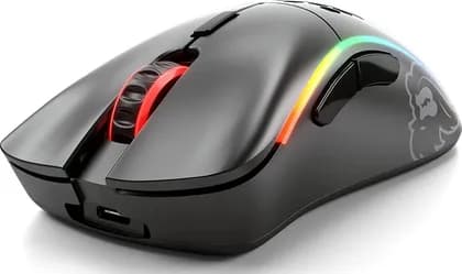 Glorious D Minus Wireless RGB Optical Gaming Mouse, Up to 19000 DPI, 400 IPS Tracking Speed, 2.4GHz, Up to 71 Hours Battery Life, Matte Black | GLO-MS-DMW-MB