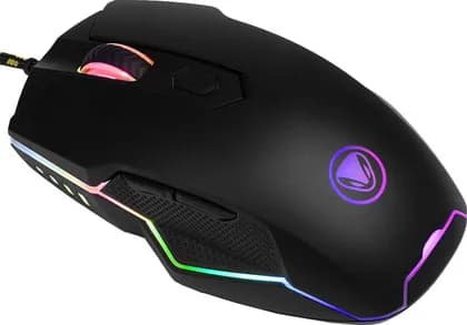 Snakebyte Ultra LED RGB Gaming Mouse, 16.8 Million Colors, High Precision, 50G Max Acceleration, 16000DPI Optical Sensor, Low Friction Sliding Surface, 5 Buttons, Black | SB909696