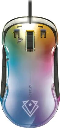 Vertux Phoenix Extreme Performance Professional Gaming, 12000 DPI, Pixel Perfect, Accuracy, 4 Modes LED, RGB Wired Gaming LumiFlux Mouse, Compatible with Windows/Mac | VE.PHOENIX.NC