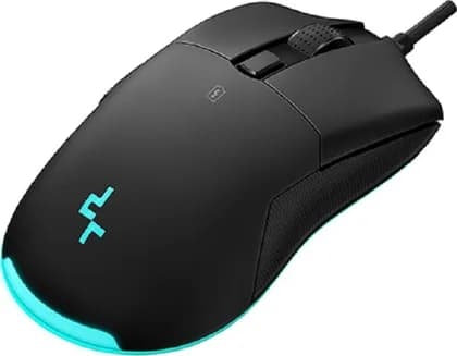 Deepcool MG510 RGB Gaming Mouse, 19000 DPI, 6 Programmable Buttons, Omron Mouse Switch, USB 2.0 Connectivity, 50g Acceleration, 1.8M Braided Cable, Black | R-MG510-BKCCNN-G