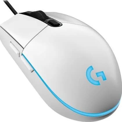 Logitech G102 LightSync RGB Lighting 6 Programable buttons Wired Gaming Mouse (White) | 910-005824 / 910-005809