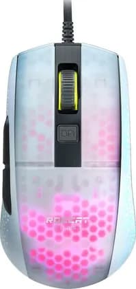 Roccat Burst Pro - Extreme Lightweight Optical Pro Gaming Mouse, High Precision, Optical Owl-Eye Sensor (100 to 16,000 dpi), RGB AIMO LED Lighting - White | ROC-11-746