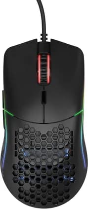 Glorious Model O Minus Mouse, 1000Hz Polling Rate, DPI Indicator, 6 Buttons with Macro Support, HoneyComb Shell, Ascended Cord, Pixart 3360 Sensor, Matte Black | GOM-BLACK