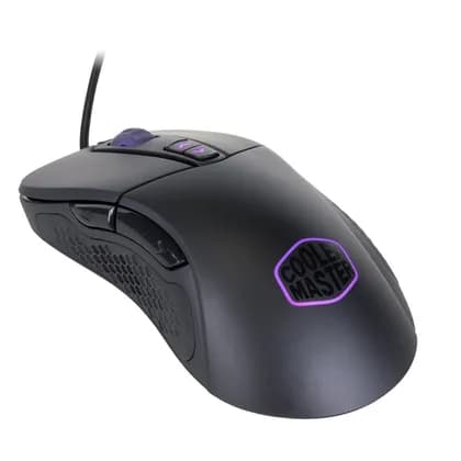 Cooler Master SGM-4007-KLLW1 MasterMouse MM530 Ergonomic Palm Grip Gaming Mouse, 7 Buttons, RGB LED 3 Zone Light, On-The-Fly DPI 12000, Lag-Free | SGM-4007-KLLW1