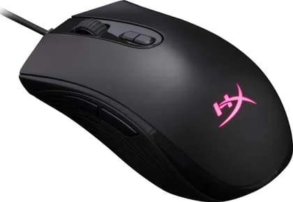 HyperX Pulsefire Core RGB Gaming Mouse, Software Controlled RGB Light Effects & Macro Customization, Pixart 3327 Sensor up to 6,200DPI, 7 Programmable Buttons, Comfortable symmetric design | 4P4F8AA