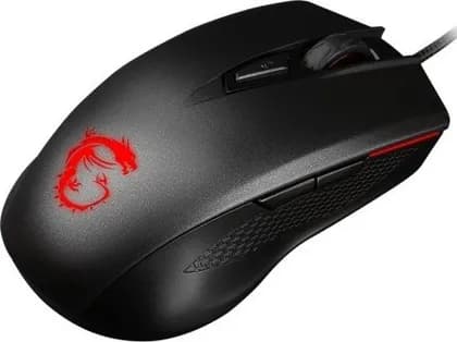 MSI Clutch GM40 Optical Gaming Mouse, Ambidextrous Design, PMW 3310 Optical Sensor, Two DPI Settings, Black | S12-0401340-D22
