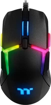 Thermaltake Level 20 RGB Gaming Mouse, Up to 16000 DPI, 400IPS, Up to 2000Hz Polling Rate, 50G Acceleration, Omron switch, Black | GMO-LVT-WDOOBK-01