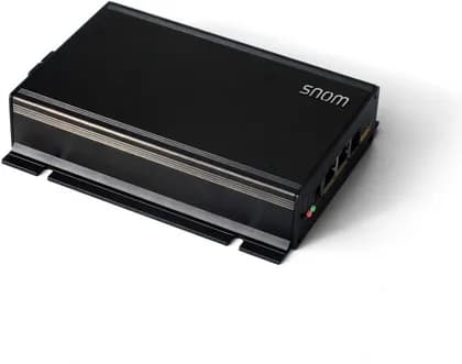 Snom PA1+ Announcement System, Integrated Phone Book, HD Audio, Gigabit Ethernet, Power Over Ethernet (PoE), Security (TLS & SRTP), IPv6 & IPv4, Black | PA1+