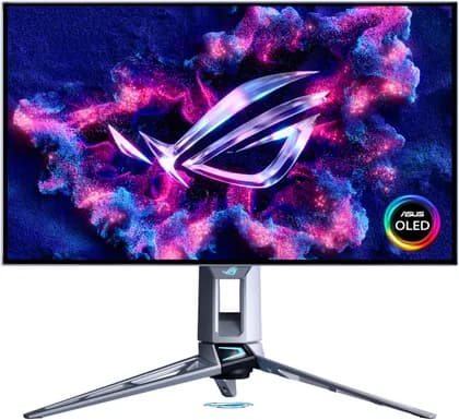 ASUS ROG Swift OLED PG27AQWP-W Gaming Monitor, 27" WOLED Display, DualQHD Resolution, 540Hz Refresh Rate, 0.02ns (GtG) Response Time, FreeSync Premium Pro & G-SYNC Compatible | 90LM0CF2-B01971