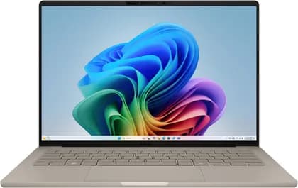 ASUS Zenbook A14 UX3407QA Laptop, 14" WUXGA OLED 60Hz Display, Snapdragon X Plus X1P 42 100, 16GB RAM, 512GB SSD, Qualcomm Adreno GPU, English KB, Win11, Zabriskie Beige | 90NB1501-M00R50