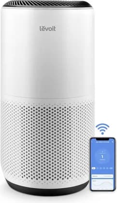 LEVOIT Core 400S Smart Air Purifier, CADR 400 m /h, Alexa Enabled, H13 True HEPA Filter, PM2.5 Air Quality Sensor, Removes 99.97% of Dust, Pollen, Smoke & Pet Dander, White | Core 400S