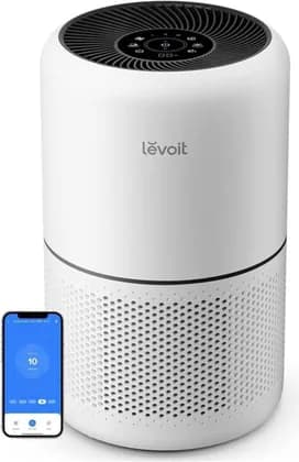 LEVOIT PlasmaPro Core 300S Air Purifier, H13 True HEPA Filter, Air Quality Sensor, Removes 99.97% of Dust, Pollen & Allergens, Alexa Enabled, Quiet Auto Mode | LAP-C302S-WAE