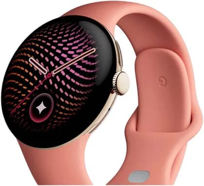 Google Pixel Watch 5 Smartwatch, 41mm, Actua 360 Display, Snapdragon W5 Gen 2, Gemini Intelligence, IP68 Water/Dust Resistant, 40H Battery, Canyon | Pixel Watch 5