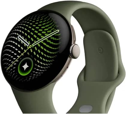Google Pixel Watch 5 Smartwatch, 41mm, Actua 360 Display, Snapdragon W5 Gen 2, Gemini Intelligence, IP68 Water/Dust Resistant, 40H Battery, Olive | Pixel Watch 5