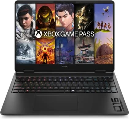 HP HyperX OMEN 16-am2013dx Gaming Laptop, 16" 165Hz 2K Display, Intel Core Ultra 7 356H, 16GB RAM, 512GB SSD, NVIDIA GeForce RTX 5060 8GB GPU, English Keyboard, Windows 11, Shadow Black | D5CD0UA
