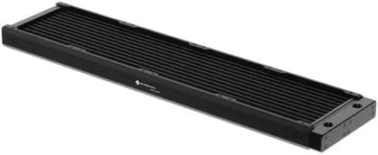 Barrow Chameleon Fish Series 480mm Removable POM Radiator, 480mm PC Water Cooling, 4x120mm Fan Support, Copper Fins & Cooling Channels, 18 FPI, 140ml Capacity, Dual G1/4" Ports, Black | FBCFR-480P