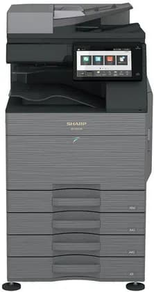 Sharp BP-50C45 Color Networked Multifunction Printer, 10.1" Colour LCD Touch Display, 1200x1200 DPI Print Resolution, Up to 45 PPM Print Speed, 6,300 Sheets Max Paper Capacity, Gray | BP-50C45